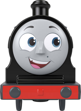 Thomas and Friends engine switch activated for quick motorized action.