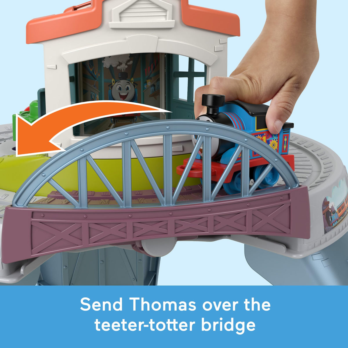 Thomas & Friends My First Train Table Tidmouth Sheds area for story-rich setups