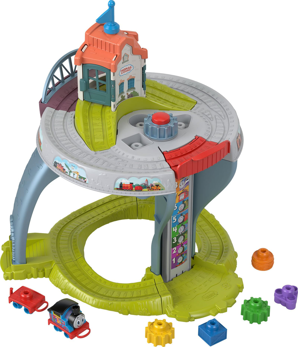 Thomas & Friends My First Train Table front view with two levels for imaginative play