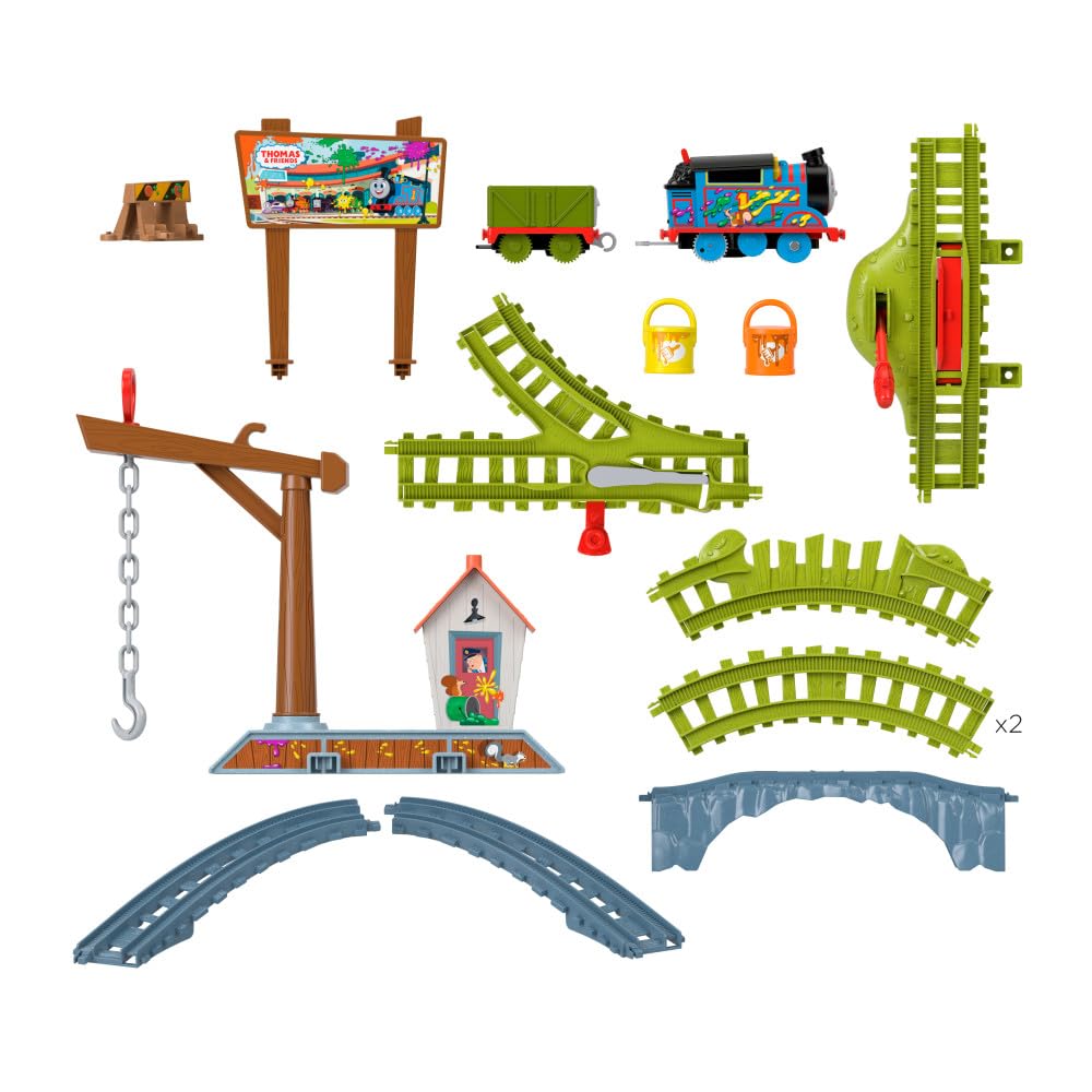Thomas & Friends five feet of track enabling expandable pretend railways.