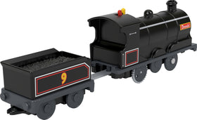 Thomas and Friends plastic connectors enable linking trains and cargo cars.
