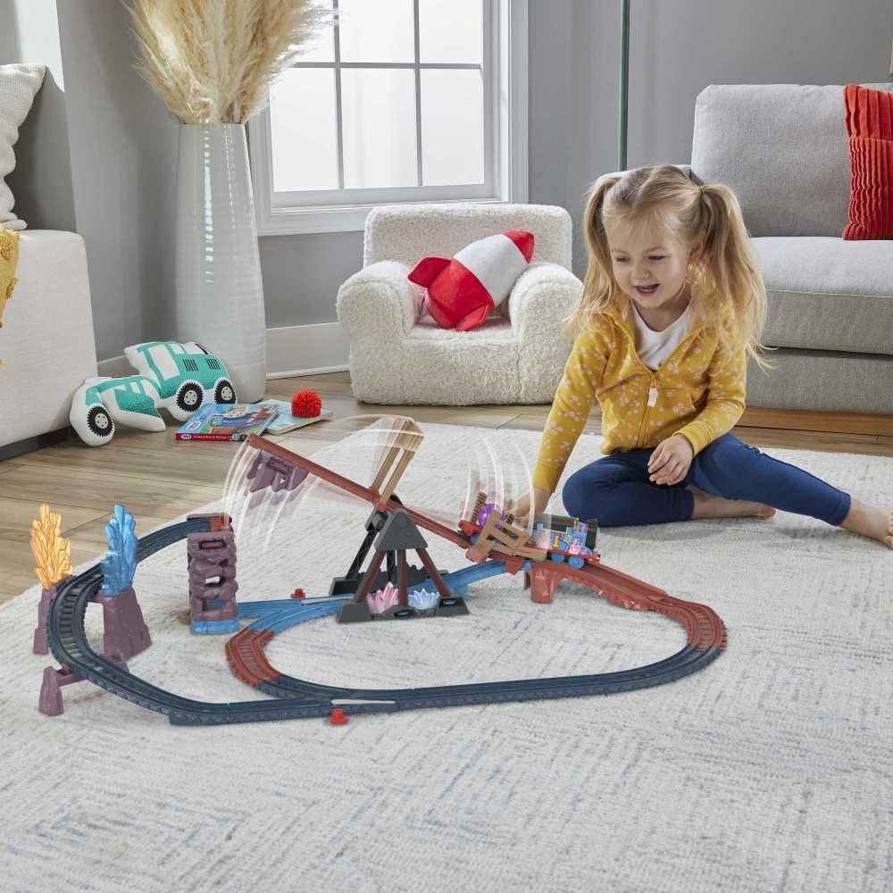 Thomas & Friends tipping bridge in action for dynamic, interactive play.