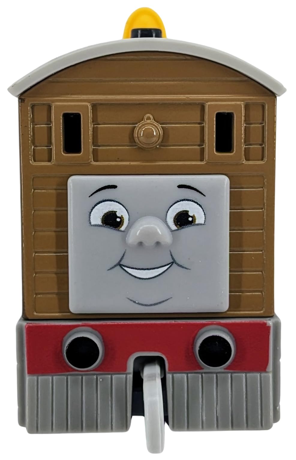 Thomas & Friends Toby diecast train, front profile detail and All Engines Go styling.