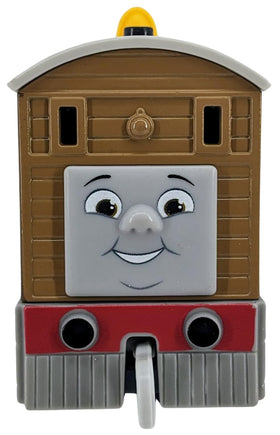 Thomas & Friends Toby diecast train, front profile detail and All Engines Go styling.