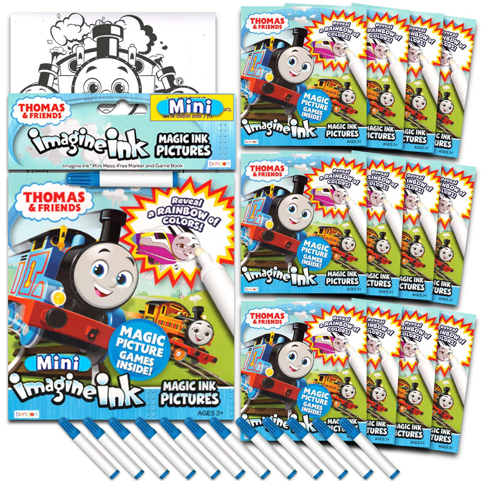 Thomas & Friends Imagine Ink set cover shows bright colors and no mess fun