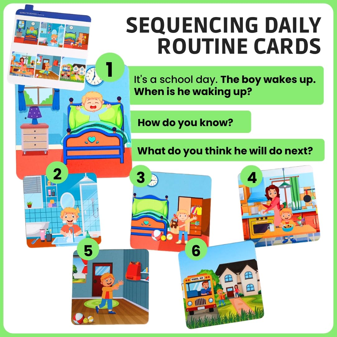 Thought-Spot sequencing cards: park scene to encourage imagination and event sequencing.