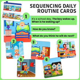 Thought-Spot sequencing cards: park scene to encourage imagination and event sequencing.