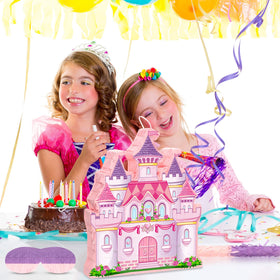 Threan pinata hanging loop enables quick, secure display