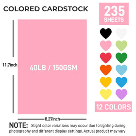 Three Otters 235Sheets easy-to-cut paper for quick classroom projects