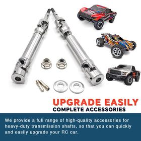 Three-stage anti-separation design for Traxxas Slash 2WD.