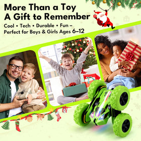 Threeking RC Stunt Car indoor-outdoor performance on multiple surfaces