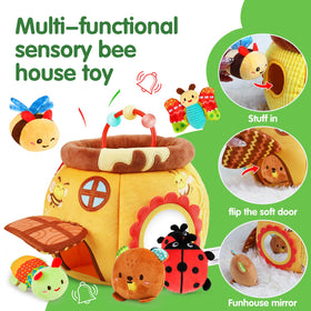 Thremhoo butterfly plush for gentle sensory exploration with soft textures