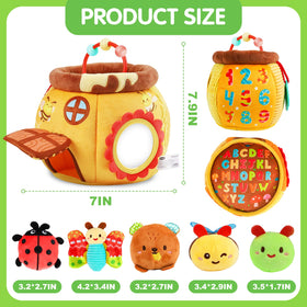 Thremhoo rattle and crinkle toy delivering gentle sound cues during play