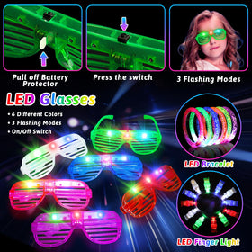 Thremhoo butterfly bracelet connectors enabling custom glow designs for groups