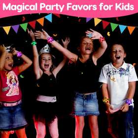 Thremhoo colorful fidget bracelet glow to enhance party fun