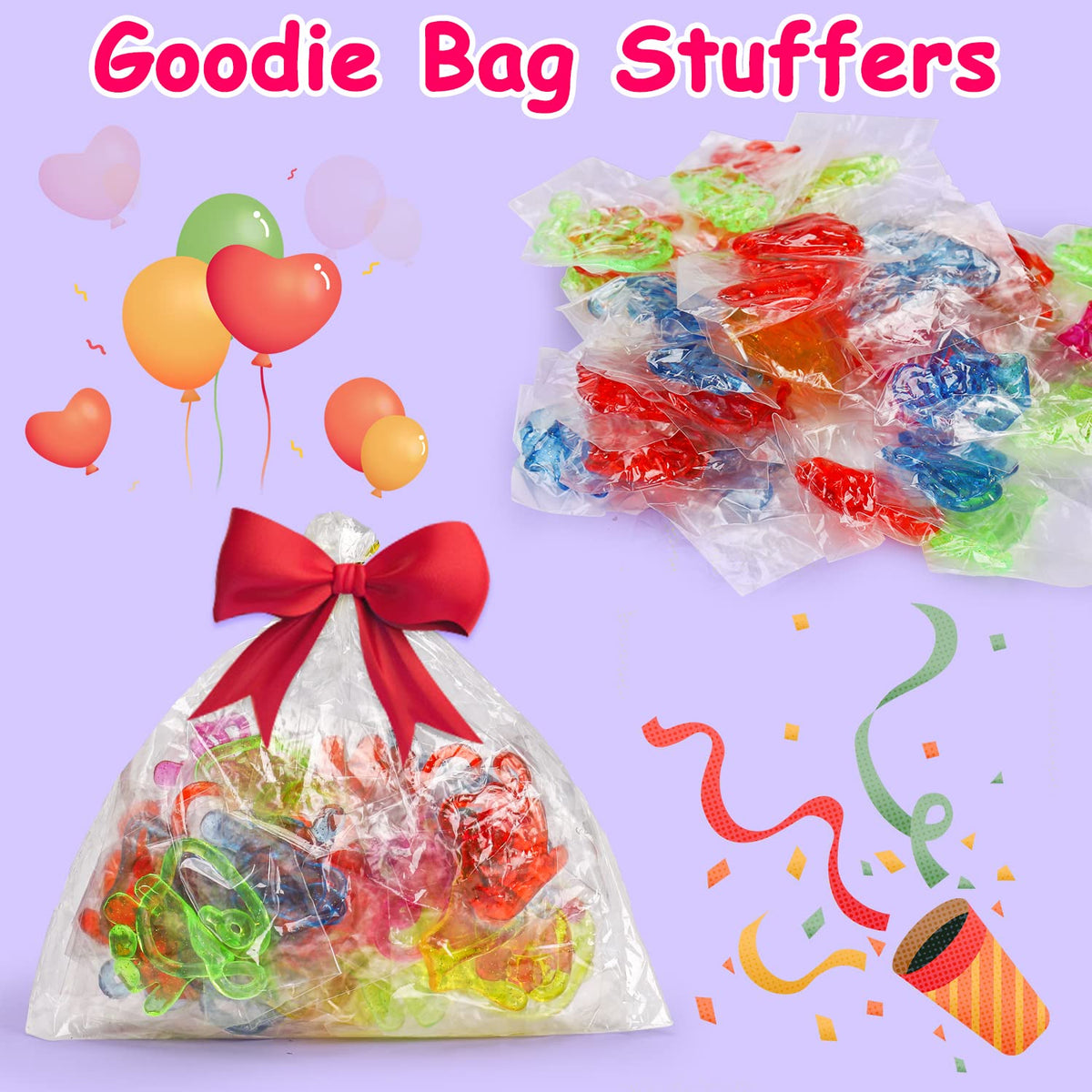 Thremhoo glitter hands ideal pinata fillers for celebrations