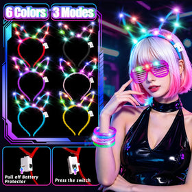 Thremhoo LED glasses for bright visibility at parties and photos
