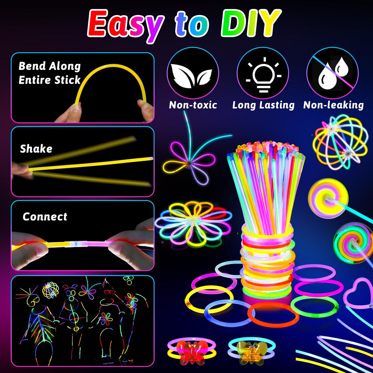 Thremhoo finger lights providing compact accents at events