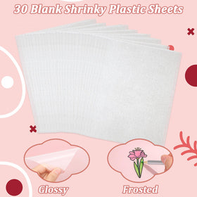 Thrilez Shrinky Sheets size 11-7x8-2 inches for prep and planning.