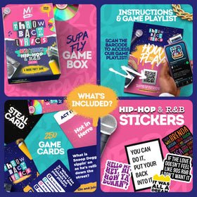 Throwback Lyrics game playlist access to sing along with favorites.