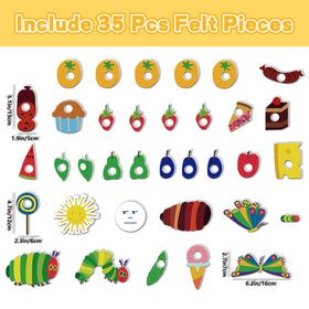 Thryvomniq colourful felt pieces for playtime support fine motor skills and sequencing