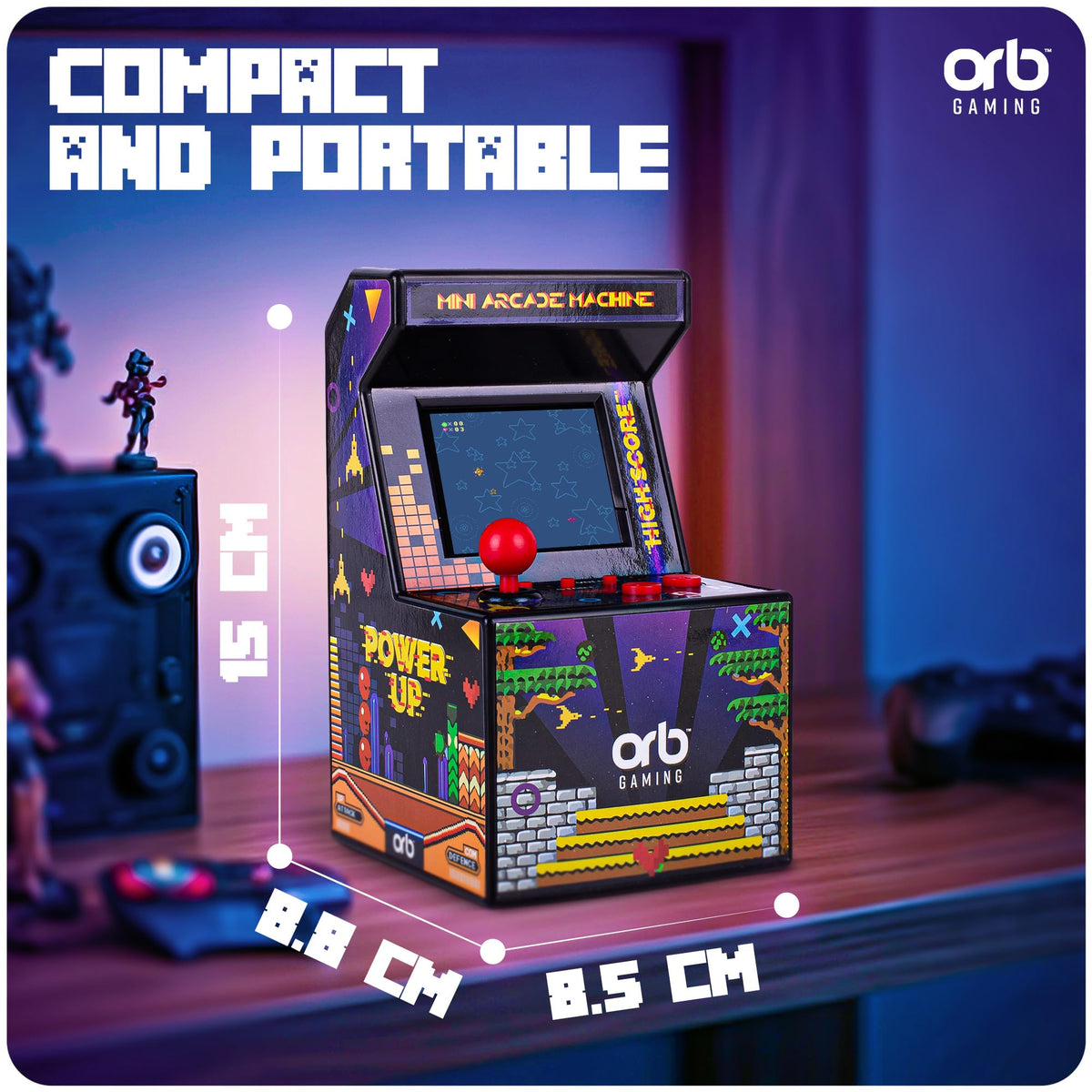 Thumbs Up Orb mini arcade 8-way joystick for authentic arcade feel