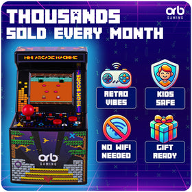 Thumbs Up Orb mini arcade preloaded with 300 games for instant play