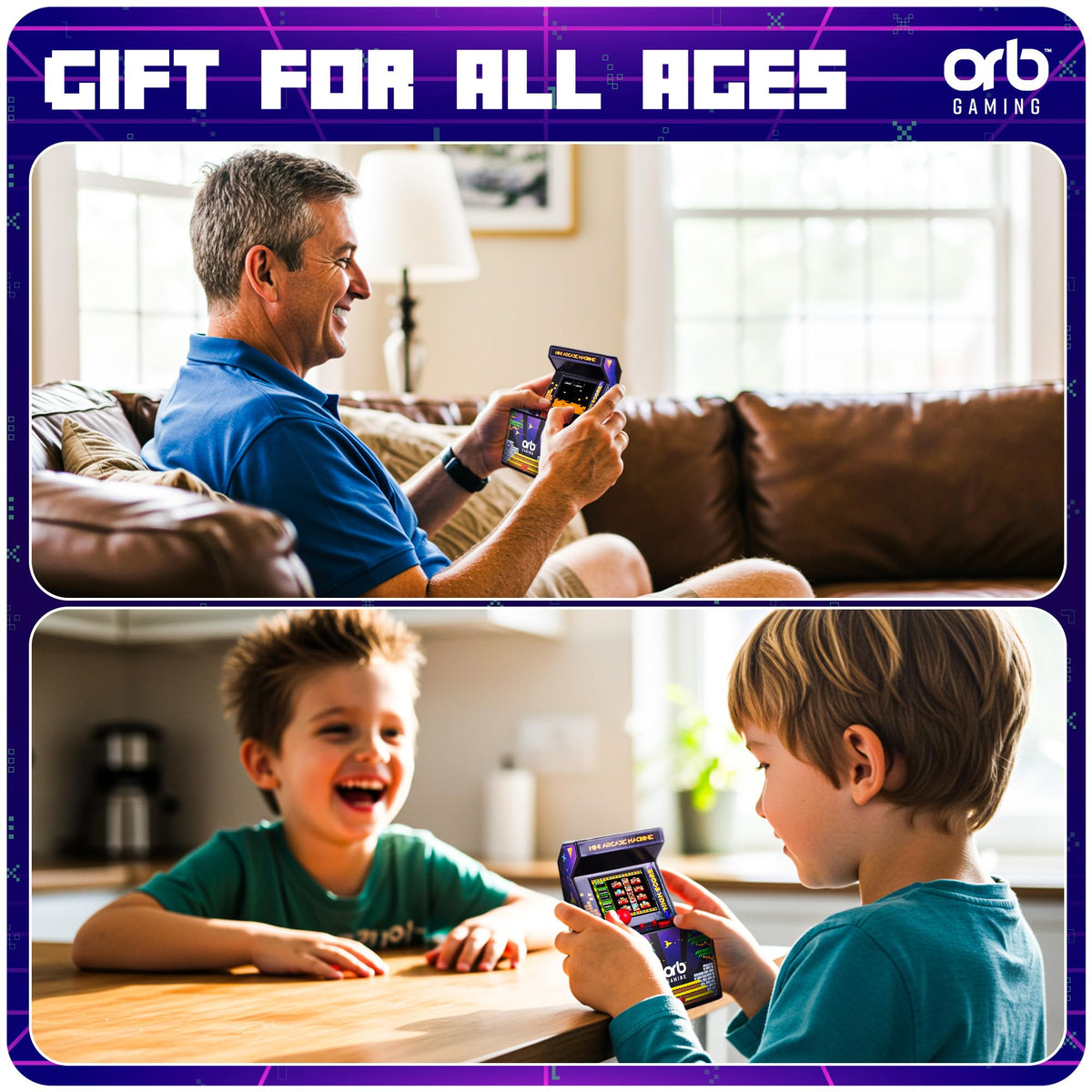 Thumbs Up Orb mini arcade built-in volume control for comfortable listening