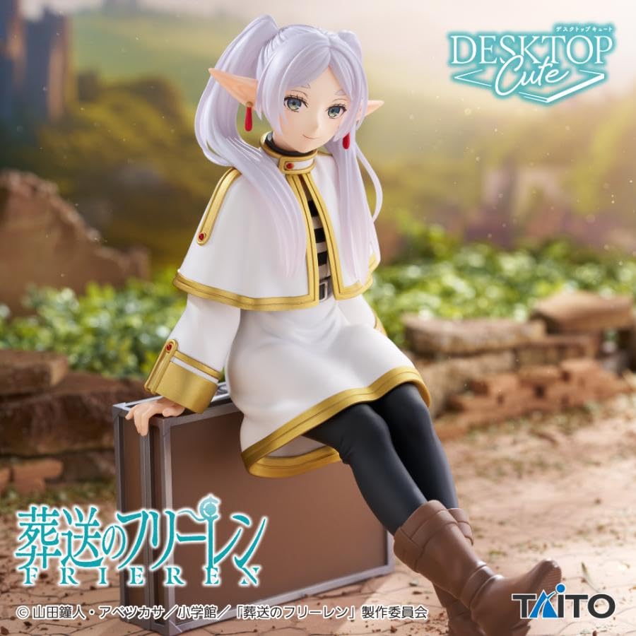 Thunder Tech Frieren Trunk Ver Figure in serene pose for shelf or desk decor.