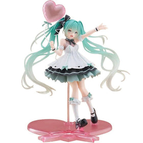 Thunder Tech Hatsune Miku Birthday 2025 AMP+ Figure front view highlights festive outfit for display