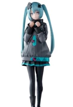 Thunder Tech Hatsune Miku Luminasta figure highlighting the closed-window outfit for display.