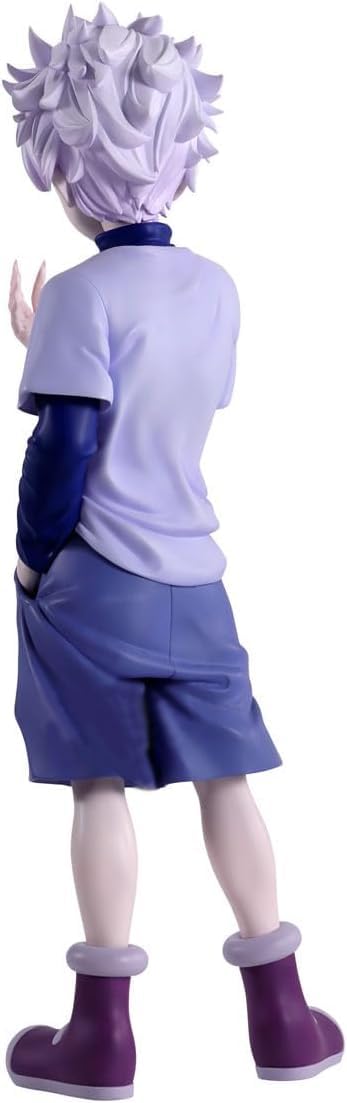 Thunder Tech Killua Grandista figure showcases clothing folds and shading for depth.