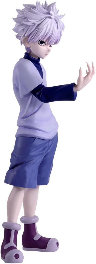 Thunder Tech Killua Grandista figure shows detailed face and hair for authentic display.