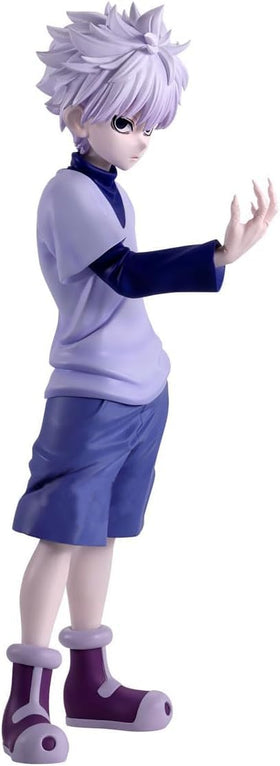 Thunder Tech Killua Grandista figure shows detailed face and hair for authentic display.