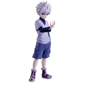 Thunder Tech Killua Grandista figure front view for striking shelf display.