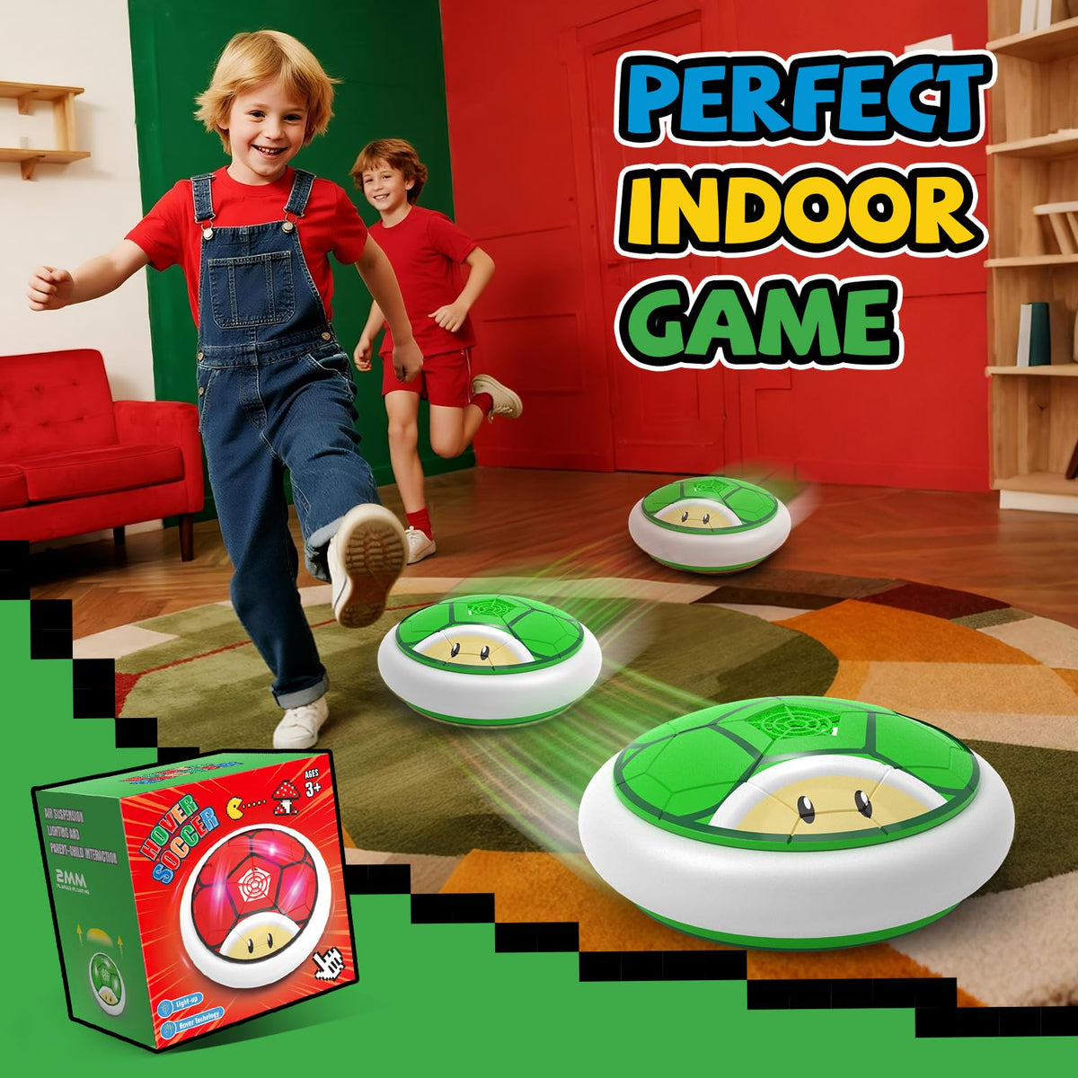 Thusine hover soccer ball as a gift idea for boys ages 6-8.