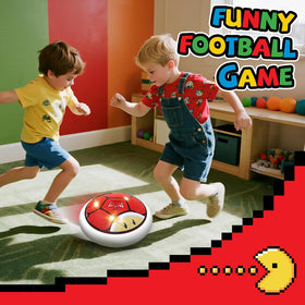 Thusine hover soccer ball LED activation highlights vibrant lights for night play