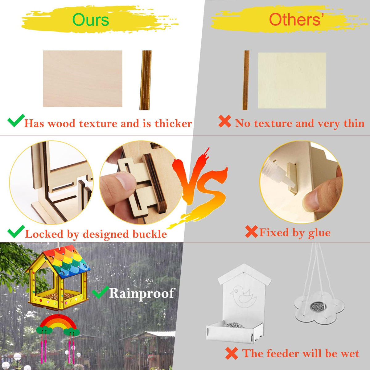 THWAS-LIGHT DIY wind chime kit includes materials for two creations