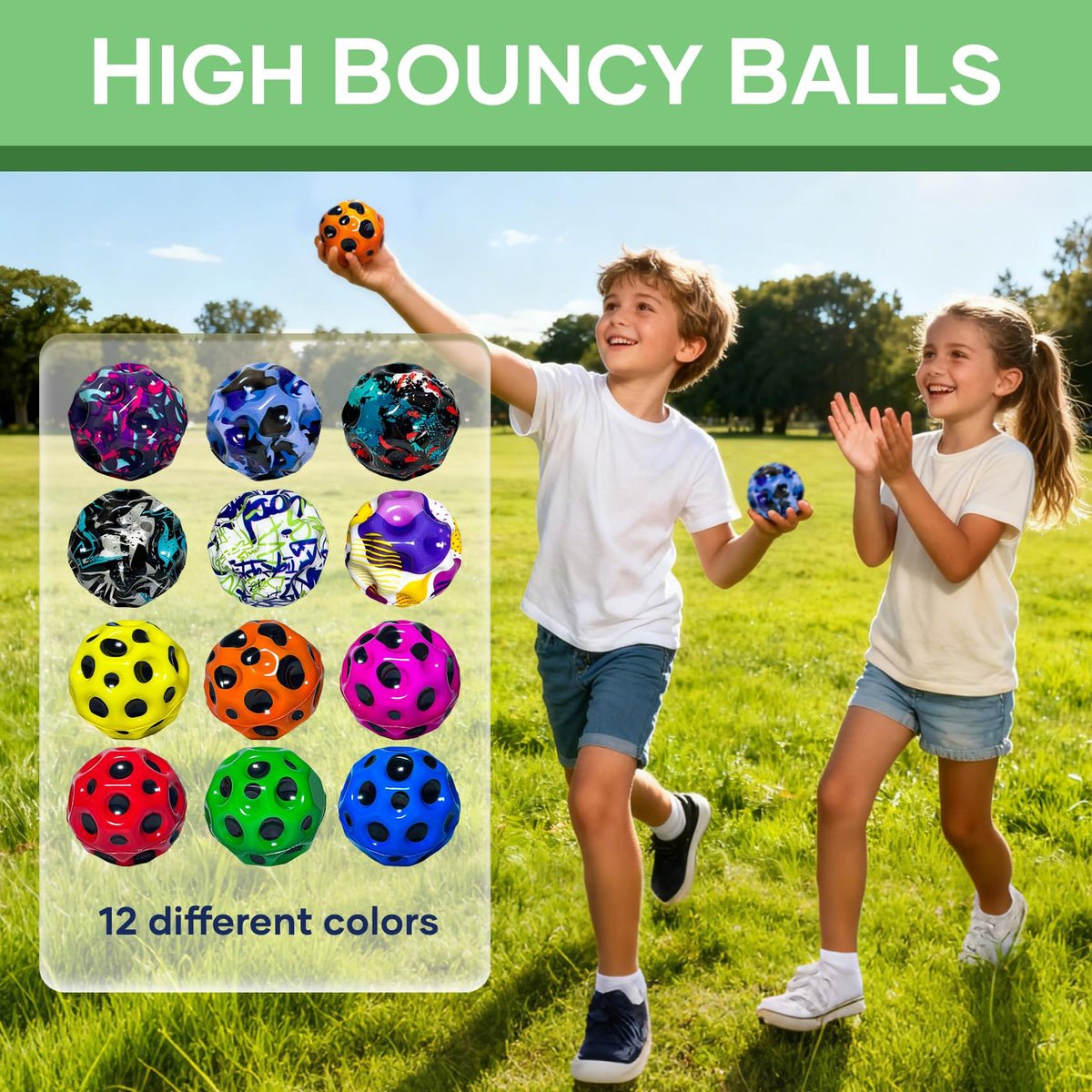 THWJLKK Moon Bouncy Ball 2.7-inch, lightweight and easy to catch during training.