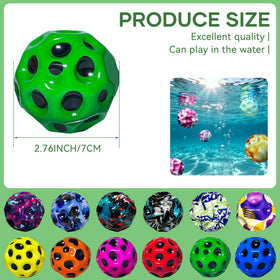 THWJLKK Moon Bouncy Ball, durable non-toxic toy for kids and adults.