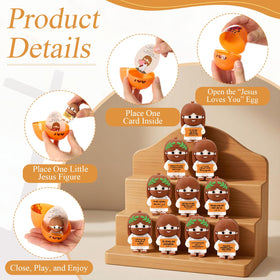 Thyle colored Easter eggs add festive mood for hunts and decorations.