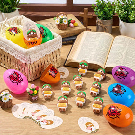Thyle Easter cards with Bible verses for uplifting messages during lessons.
