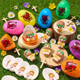 Thyle multicolor Easter eggs add vibrant color to hunts and décor.