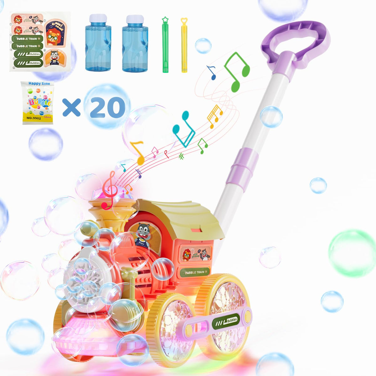 TI-TOO Bubble Musical Train with light for engaging indoor play and outdoor fun.