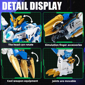 Step-by-step instructions page from TIALLOW kit enabling easy builds