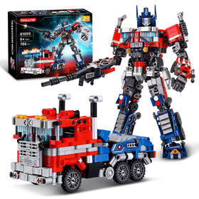 TIALLOW Transform Sets robot building blocks assembly enhances creativity and STEM skills.