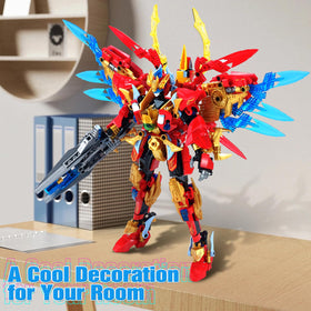 TIALLOW Vermilion Bird transforming image highlighting 2-in-1 design.