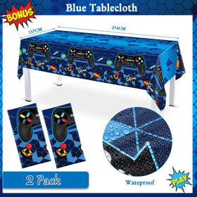 Tiamon 7-inch blue plates provide dessert-sized gamer fun.