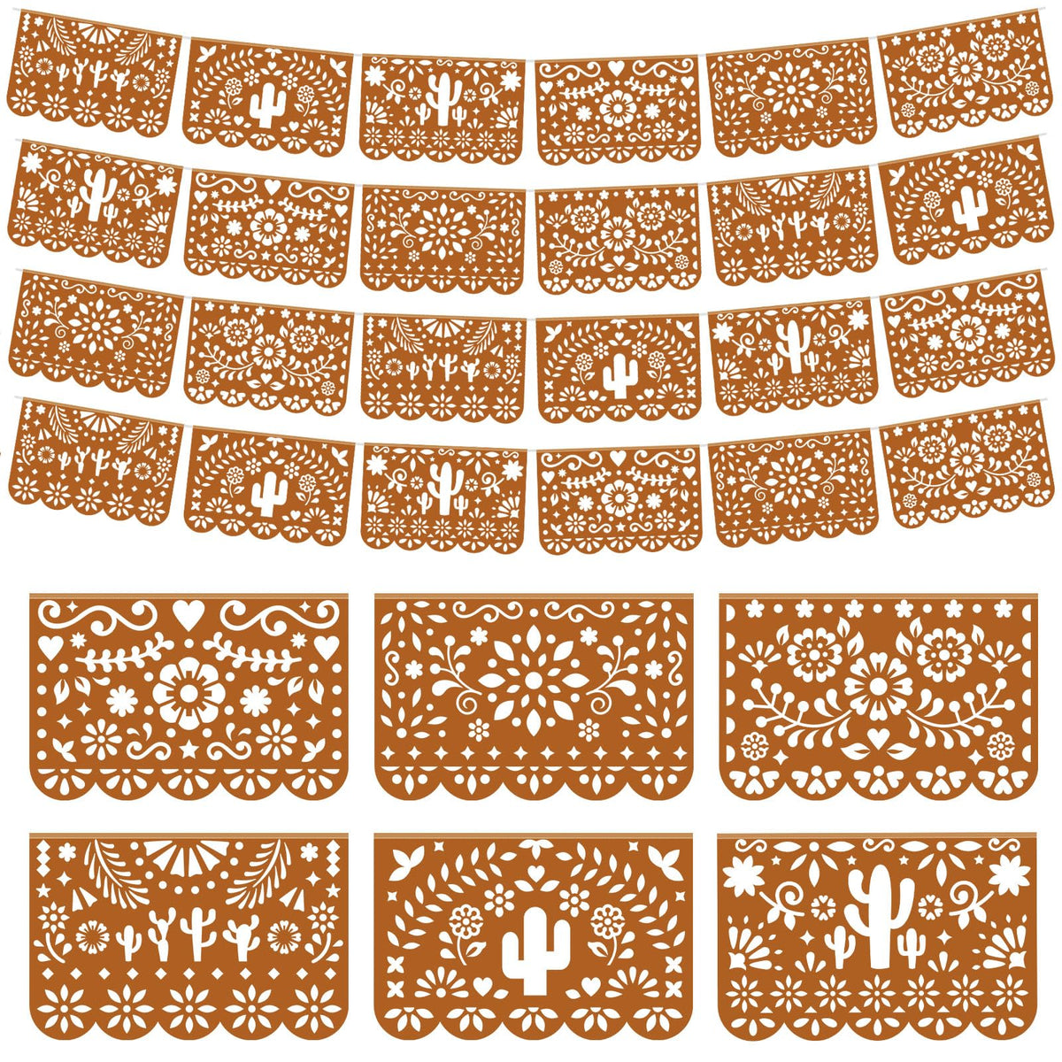 Tiamon cielito lindo banner dark brown for Cinco de Mayo indoors and outdoors