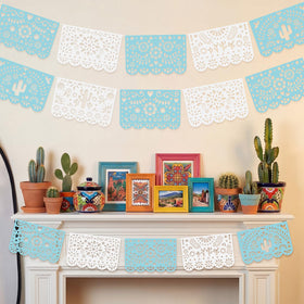 Tiamon Cielito Lindo ceiling-hung banner for versatile indoor/outdoor use